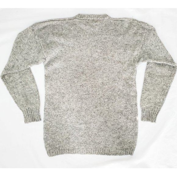 Vintage 80s Concepts Womens Scottie Dog Scottish Terrier Grey Wool Knit Sweater - Picture 7 of 7